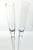 Pair of Stemless Footless Long Frosted Handle Blown Toasting Champagne Glasses For Sale - Image 4 of 6