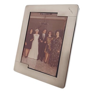 Silver-Plated Picture Frame by Pierre Cardin, France, 1970s For Sale