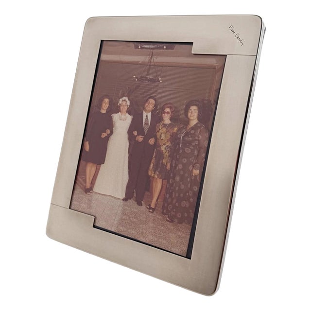 Silver-Plated Picture Frame by Pierre Cardin, France, 1970s For Sale