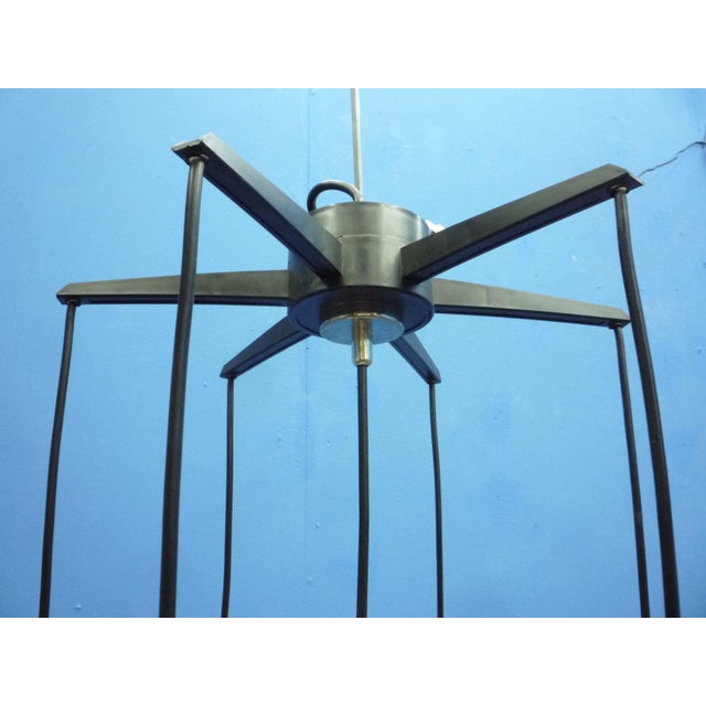 Cascade Ice Glass Hanging Lamp from Doria, 1960s For Sale - Image 14 of 15