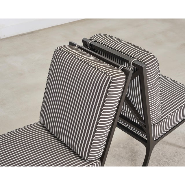 Charcoal Set of 16 McKinnon and Harris Beaufort Garden Dining Chairs For Sale - Image 8 of 18