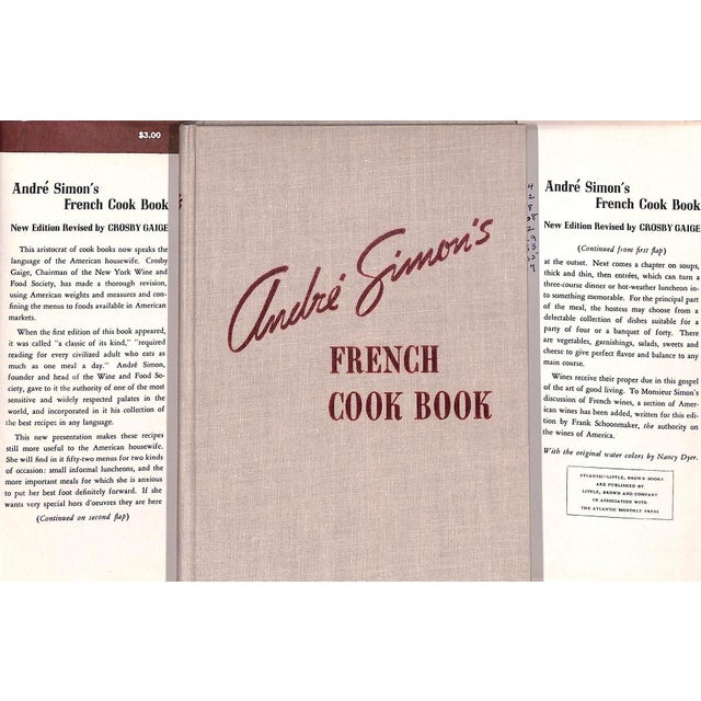 Traditional "Andre Simon's French Cook Book" 1948 Simon, Andre For Sale - Image 3 of 10