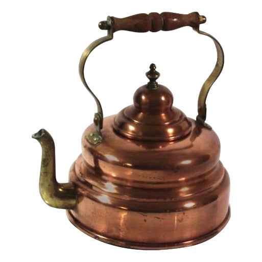 Vintage German Copper Kettle by SUS, 19th Century For Sale