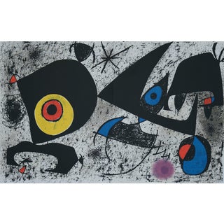 Joan Miro, The Yellow and Red Eye, Lithograph For Sale