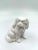 Chinoiserie Vintage Mini Staffie Petite Blanc De Chine Ceramic Staffordshire Style Dog Figurine For Sale - Image 3 of 9