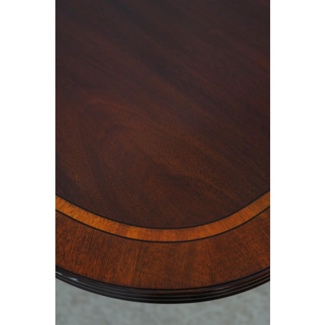 Henkel Harris Henkel Harris Mahogany Model 2207 Double Pedestal Dining Table For Sale - Image 4 of 18