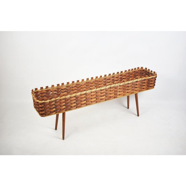 Vintage Plant Stand in Wood, 1960s For Sale - Image 10 of 10