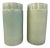 1920s Pair of Galloway Terra Cotta Co. Art Deco Aqua Glazed Floor Vases, Philadelphia For Sale