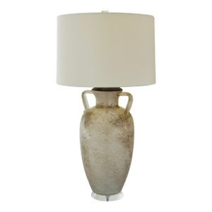80’s Karl Springer Attributed Scavo Glass Lamp