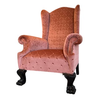 Historicism Wingback Armchair, 1880s For Sale