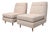 Pair of "L" Armchairs in Hardwood & Fabric, Joaquim Tenreiro, 1958 - Lot 28A For Sale