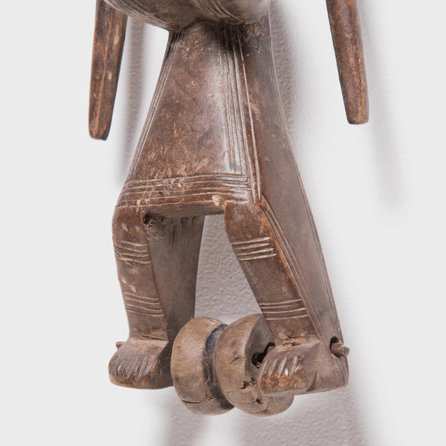 Tribal Vintage African Bambara Heddle Pulley For Sale - Image 3 of 4