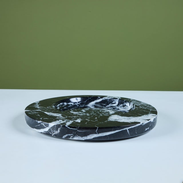 Nero Marquina Marble Dish For Sale In Los Angeles - Image 6 of 10