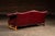 Vintage Chippendale-Style Camelback Chesterfield Leather Sofa in Oxblood For Sale - Image 4 of 13