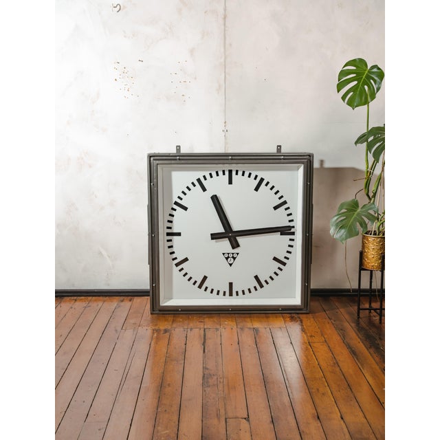 1960s pragotron station clock. Restored even better than its former glory with a blend of modern touches, this timepiece...