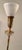 Vintage Torchiere Brass Floor Lamp With Milk Glass Shade For Sale - Image 13 of 16