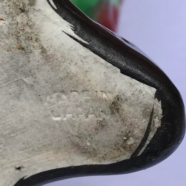 Royal Blue Vintage Glazed Ceramic Parrot Figurine For Sale - Image 8 of 10