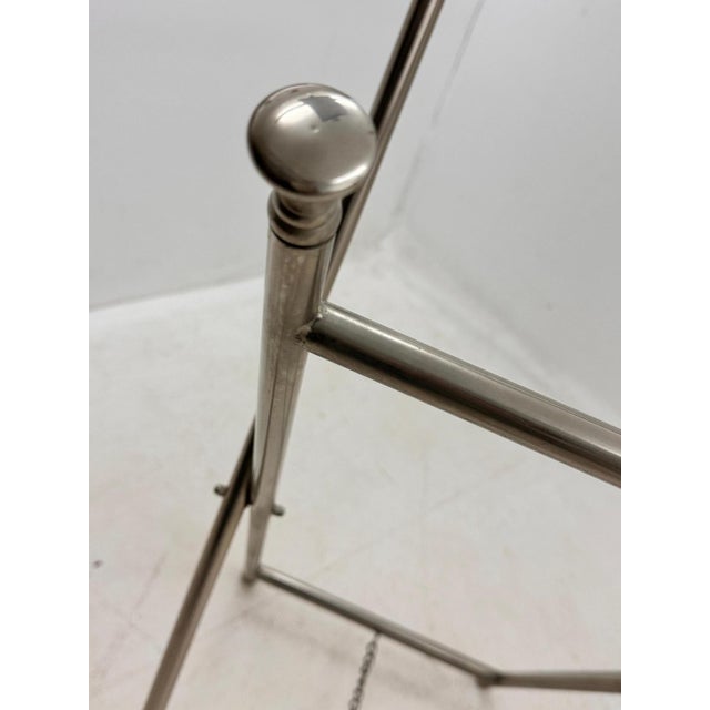 Silver French Metal Night Valet, 1970s For Sale - Image 8 of 11