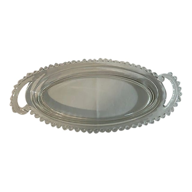 Vintage, Candlewick Crystal by Imperial - Oval Serving Dish For Sale