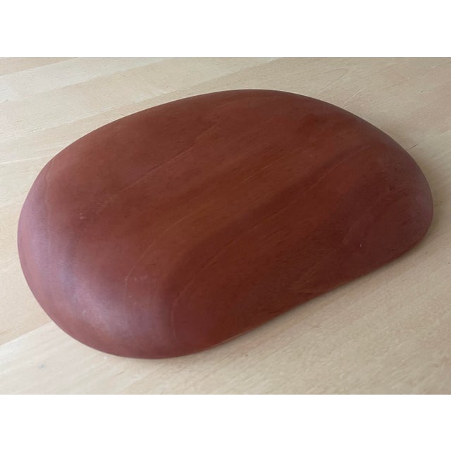 Solid Mahogany Organic Form Charcuterie Platter For Sale In San Francisco - Image 6 of 8