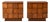 Staccato Brutalist Mid Century Nightstands - Pair For Sale