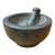 Giant Mortar and Pestle Set Black Marble Polished Italy For Sale