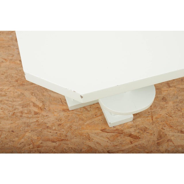 Art Deco Side Table in Wood with Compartments and Shelves For Sale - Image 5 of 15