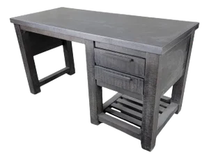 Restoration Hardware Vaughn Metal Reclaimed Storage Writing Desk