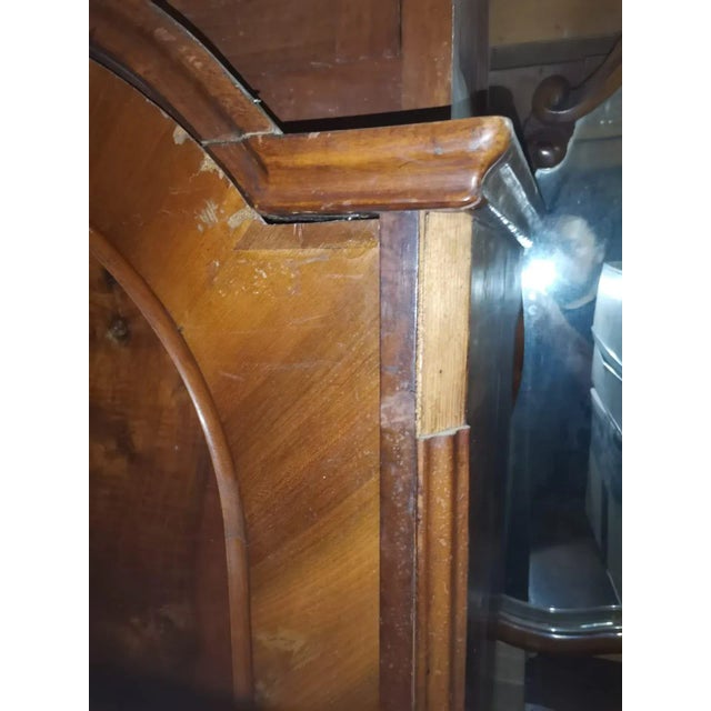 Brown Small 1-Door Wardrobe, 1800s For Sale - Image 8 of 10