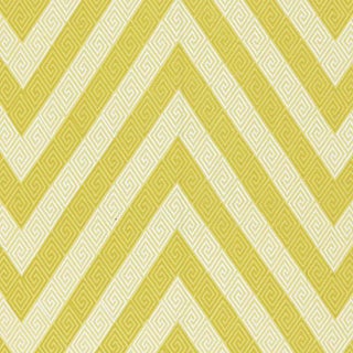 Schumacher X Martyn Lawrence Bullard Nebaha Embroidery Fabric in Citron For Sale