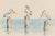 Coastal Pelican Art Print – Three Pelicans on Harbor Posts, 18" X 12" For Sale
