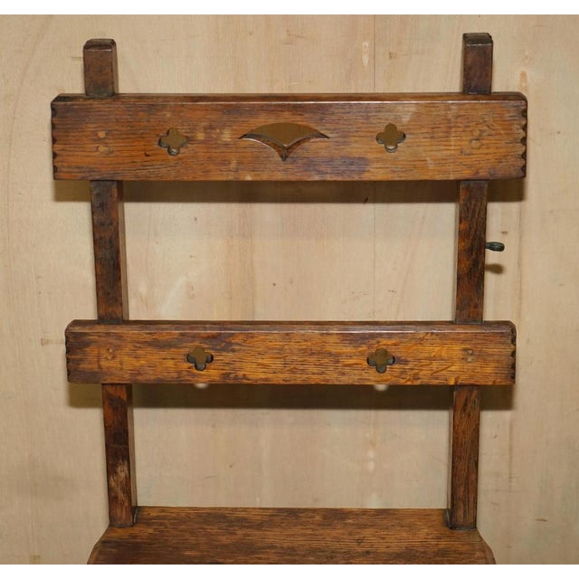 Antique Arts and Crafts Metamorphic Library Steps, 1880s For Sale - Image 4 of 18