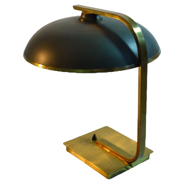 Modern Desk Lamp in Brass, 1950s For Sale