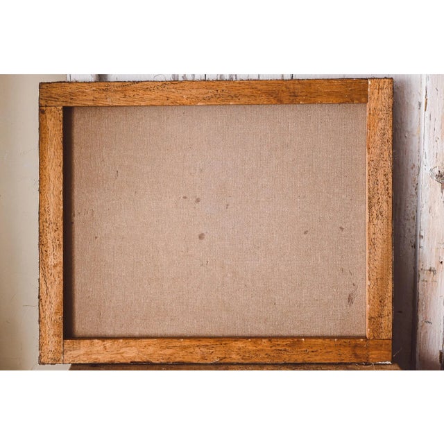 Edward Barton, Cliff by the Sea, 1950s, Oil on Canvas For Sale - Image 4 of 8