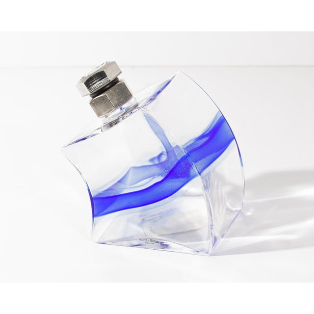 2000 - 2009 “Macho” Kosta Boda Glass Decanter by Kjell Engman For Sale - Image 5 of 9