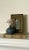 Small Mid Century Traditional Green and Gold Small Table Top Mirror For Sale In Houston - Image 6 of 9