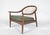 Brown Vintage Spindle Back Lounge Chair in Teak and Wool by Greaves & Thomas England, 1960s For Sale - Image 8 of 18