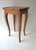 Wood Rococo Style End Side Accent Table With Burl Top, Small For Sale - Image 7 of 14