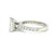 Gia Platinum Princess Cut Diamond Engagement Ring 3.02ct 7.9g, Size 6 For Sale - Image 4 of 12
