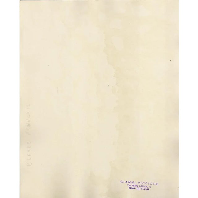 Claude François by Gianni Piccione is a a vintage photographic print on Baryta paper. Photograph by famous portraitist...