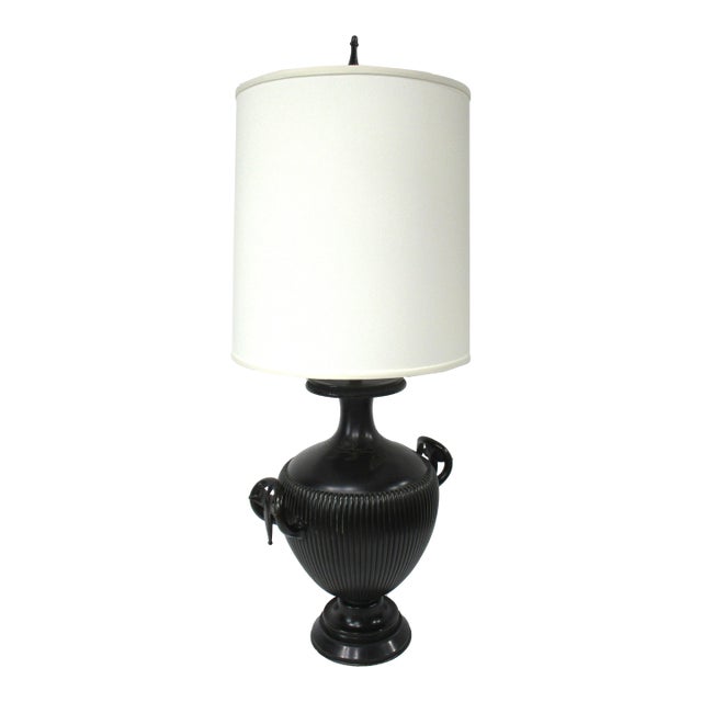 Asian Bronze Meiji Period Styled Table Lamp For Sale