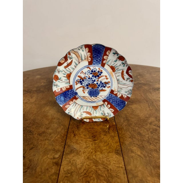 1900 - 1909 Antique Japanese Imari Plates, 1900, Set of 5 For Sale - Image 5 of 8