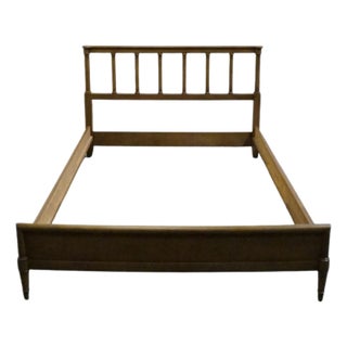 Drexel Furniture Walnut Early American Shaker Style Full Size Bed J15-1 For Sale