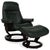 Set of Sunrise Lounge Chair and Ottoman in Leather and Green Fir from Stressless For Sale - Image 17 of 17
