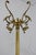 Hollywood Regency Italian Hollywood Regency Brass Coat Rack with Rotating Crown and Marble Base, 1960s For Sale - Image 3 of 17