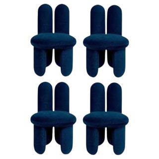 Gentle 873 Glazy Chairs by Royal Stranger, Set of 4 For Sale