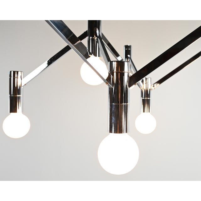 Vintage Modular Chandelier, 1970 For Sale - Image 12 of 14