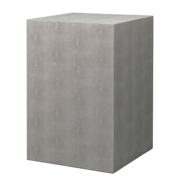 2020s Structure Square Side Table in Grey For Sale - Image 5 of 5