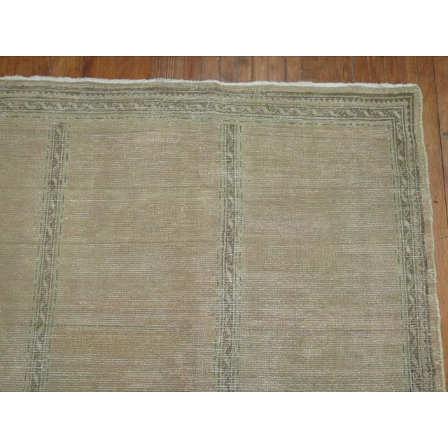 1900 - 1909 Antique Turkish Oushak Rug, 10' X 17'3'' For Sale - Image 5 of 11