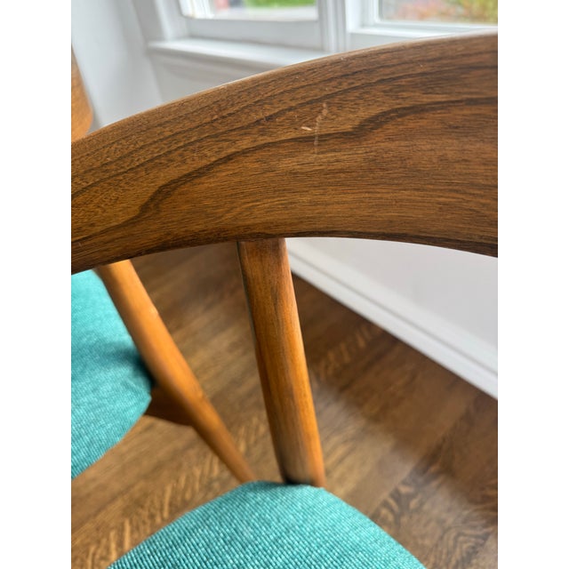 Pair of award-winning vintage Lawrence Peabody arm chairs for Richardson Brothers Furniture. Style of Paul McCobb Milo...